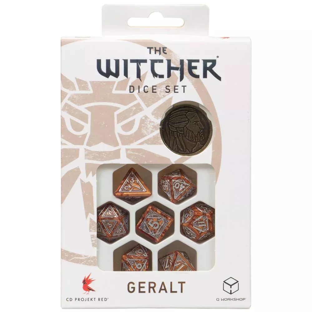 Набор кубиков The Witcher: Geralt – The Monster Slayer, 7 шт.